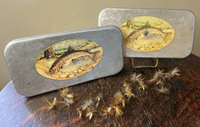 Vintage Fly & Leader Box Alumínio por SUNLAND MFG. CO. Los Angeles comprar usado  Enviando para Brazil
