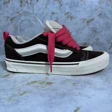 Tênis Vans Knu Skool Feminino Tamanho 9 Marrom Rosa Língua Gorda Y2K Skatista, usado comprar usado  Enviando para Brazil