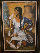 Egyptian painting papyrus for sale  Hallandale