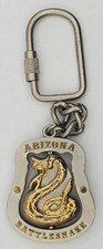 Chaveiro vintage Arizona cascavel lembrança metal giratório dois lados comprar usado  Enviando para Brazil