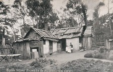 Cartão postal Bush Home Pioneer Kookaburra Series RP início dos anos 1900, usado comprar usado  Enviando para Brazil