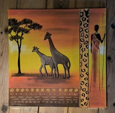 Tableau motif girafes d'occasion  Hochfelden
