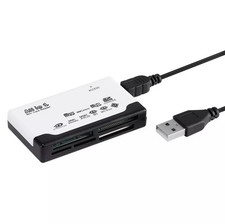 Adaptador lector de tarjetas de memoria USB 2.0 todo en uno compatible con TF CF SD Mini SD MMC MS XD segunda mano  Embacar hacia Mexico