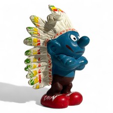 Figurine schtroumpf chef d'occasion  Nantes-