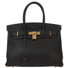 Hermes Czarna Togo Birkin 30 Torebka 62A □G 115705 na sprzedaż  Wysyłka do Poland