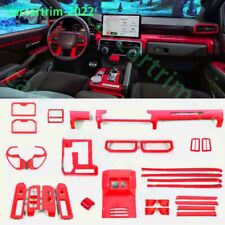 Kit de accesorios interiores rojos cubierta de control central embellecedor para Toyota Tacoma 2024+ segunda mano  Embacar hacia Mexico