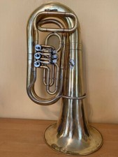Tuba "Es" instrumento de sopro latão trompete latão URSS chifre soviético vintage, usado comprar usado  Enviando para Brazil
