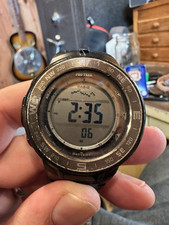 Relógio Casio masculino PRG-330 Pro Trek sensor triplo preto resina solar digital comprar usado  Enviando para Brazil