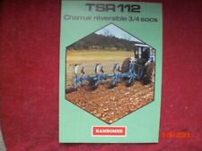 Brochure publicitaire charrue d'occasion  Aubigny-en-Artois
