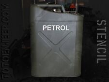 POCHOIR REUTILISABLE MARQUAGE JERRYCAN JERRICAN GAS R22 jeep willys dodge us ww2 comprar usado  Enviando para Brazil