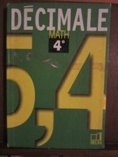 Décimale math belin d'occasion  Joinville