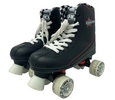 Roller Derby Elite Roller Star 600 Feminino 5 Patins Retrô Preto Couro Xadrez comprar usado  Enviando para Brazil