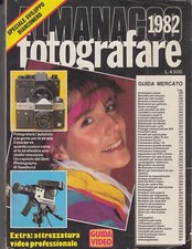 Rivista fotografare almanacco usato  Italia