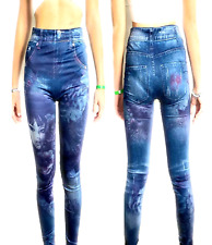 Leggings jeans denim usato  Scandicci