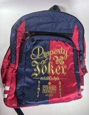 Mochila rara Harley Quinn Esquadrão Suicida propriedade do Coringa Puddin estilo esquisito comprar usado  Enviando para Brazil
