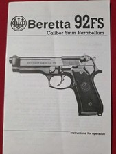 Beretta 92fs manual d'occasion  Expédié en Belgium