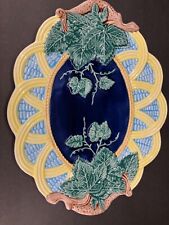 Majolica oval cobalt for sale  Owatonna