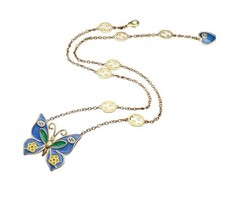 Collana interlocking butterfly usato  Legnano