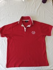 Polo Club Captain Horse Academy red polo t-shirt Short Sleeve Cotton, XL size, usado comprar usado  Enviando para Brazil