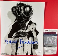 Foto autografada 8x10 assinada por David Frankham Return Of The Fly P&B certificado de autenticidade JSA comprar usado  Enviando para Brazil