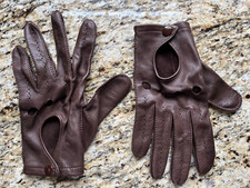 Luvas de condução artesanais de couro fino Fownes ~ Marrom masculino tamanho M comprar usado  Enviando para Brazil