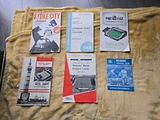 Football programmes 1960s for sale  STOCKPORT