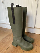 Ganni green rain for sale  BRISTOL