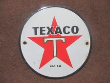 Porcelain texaco enamel d'occasion  Expédié en Belgium