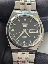 Seiko automatic black for sale  WISHAW