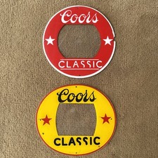 Coors Bicicleta Clássica Lead Motocicleta Líder Placas de Farol Corrida Rara Usado comprar usado  Enviando para Brazil