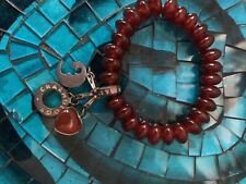 Carnelian charmology bracelet for sale  DENNY