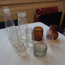 Glass bottles vintage for sale  WISHAW
