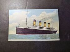 Cartão postal navio Inglaterra perfeito White Star Line RMS Titanic navio a vapor comprar usado Cartão postal navio Inglaterra perfeito White Star Line RMS Titanic navio a vapor comprar usado  Enviando para Brazil