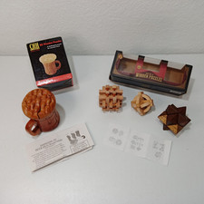 Pack wooden puzzles for sale  Milton