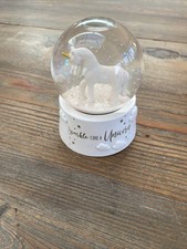 Unicorn snowglobe for sale  POTTERS BAR