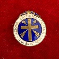 Distintivo azione cattolica usato  Siena