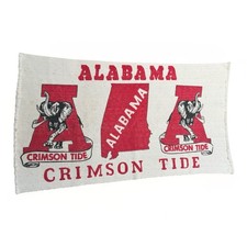 Tapete de maré carmesim vintage Alabama pendurado na parede 43 x 23 anos 70 anos 80 faculdade SEC comprar usado  Enviando para Brazil