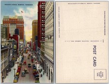Cartão postal Madison Avenue Memphis Tennessee Downtown Cars comprar usado  Enviando para Brazil