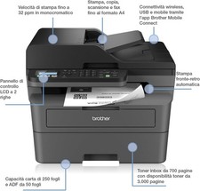 Brother mfc l2800dw usato  Italia