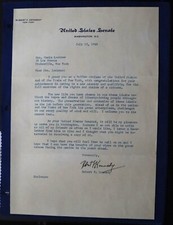 Signed letter robert for sale  Sarasota