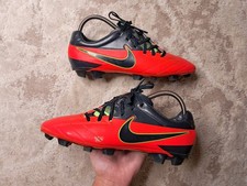 Chuteiras de futebol masculinas Nike Total 90 T90 Laser IV FG vermelhas raras tamanho 8 EUA comprar usado  Enviando para Brazil