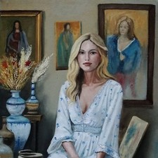 Bellissimo quadro olio usato  Italia