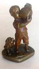 Petit bronze polychrome d'occasion  Cenon