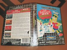 ## Sega Mega Drive - The Simpsons: Bart Vs. Espacio Mutantes / Md Juego ## comprar usado  Enviando para Brazil