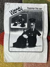 knitted postman pat toy for sale  MINEHEAD