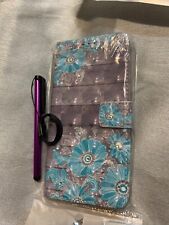 Capa carteira extravagante Leecoco com slots para cartão - Samsung Galaxy S7edge - 3D azul margarida, usado comprar usado  Enviando para Brazil