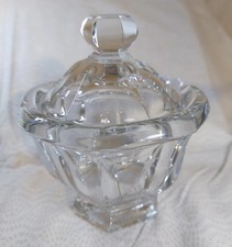 Baccarat Luxo Cristal Jarro de Geléia Condimento Bugiganga Prato Presente Elegante Sem Entalhe comprar usado  Enviando para Brazil