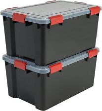 Pudełka plastikowe Iris Ohyama 137063 czarne 50 l 2 szt. na sprzedaż  PL