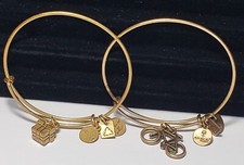 (2) Pulseiras de berloque de fio ALEX e ANI ENERGY (bicicleta, presente e outros berloques) comprar usado  Enviando para Brazil