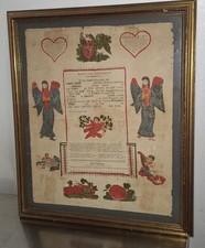 Antique taufschein geburts for sale  Spring City